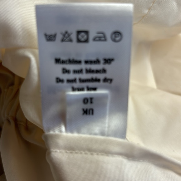 Molly Goddard Ivory Marion Blouse. Size UK 10. - Picture 5 of 5